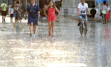 Weather: Sunny with showers later; high 36°C, UV index 7