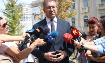 PM Mickoski warns of political structures trying to incite ethnic incident