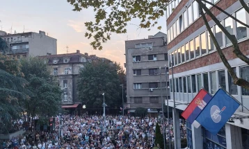 Протест во Белград со барање РТС да известува за протестите против ископувањето литиум во Србија