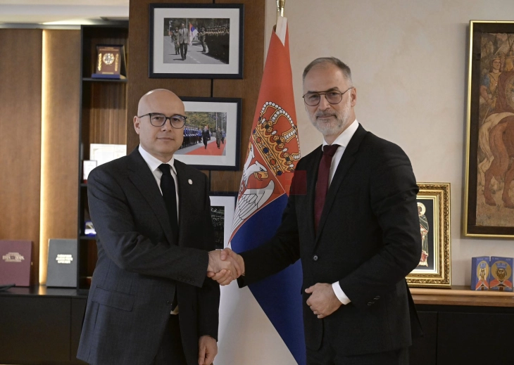 Stoilkoviq, Nikolloski dhe Mucunski për vizitë pune në Serbi