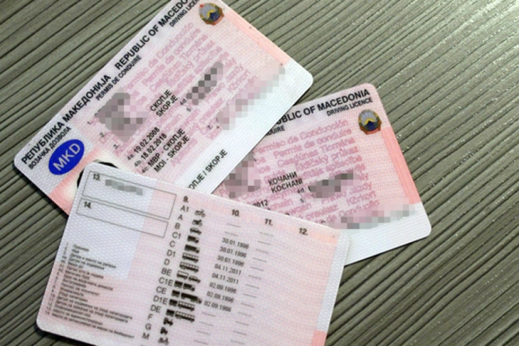 Driving licenses with country’s old name valid until year’s end, Interior Minister urges citizens to replace them 