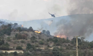 CMC: Fires burning in Petrovec, Chucher-Sandevo, Prilep, Chashka, Shtip, Dolneni