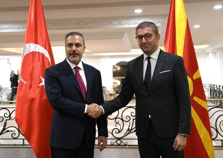 Mickoski – Fidan: Strong partnership between Skopje and Ankara, strengthening economic and political cooperation