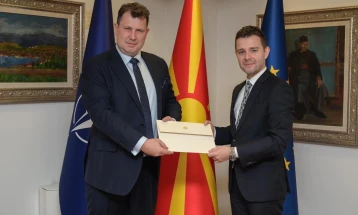 FM Mucunski receives credentials of new Bulgarian Ambassador Radukov