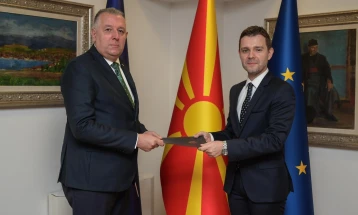 FM Mucunski receives credentials of new Montenegrin Ambassador Miljanić