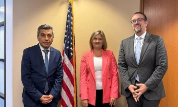 First Deputy PM Mexhiti meets US Deputy Assistant Secretary for the Western Balkans Kasanof