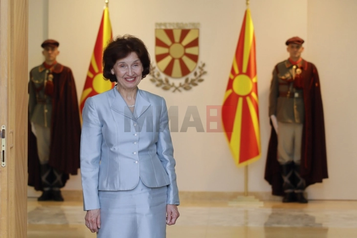 Presidentja Siljanovska Davkova të premten në Sofje