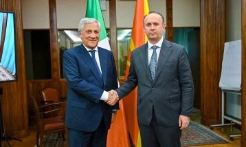 Parliament Speaker Gashi meets Italian Foreign Minister Tajani 