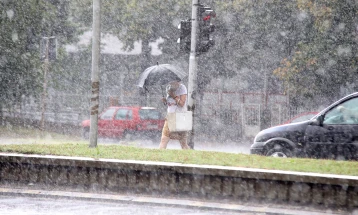 Overcast with local thundershowers