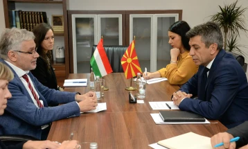 Deputy PM Mexhiti meets Hungarian Ambassador Klein