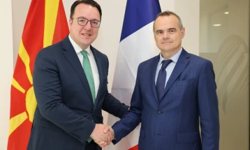 Transport Minister Nikoloski meets French Ambassador Le Rigoleur