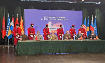 Army Chief of Staff Lafchiski attends US – Adriatic Charter conference in Tirana 