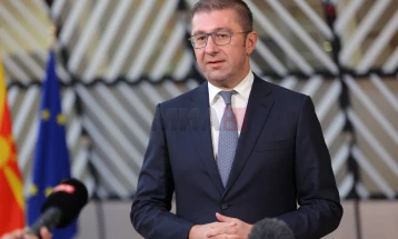 Mickoski in Brussels: Process of EU integration should be based on achievements, not bilateral issues