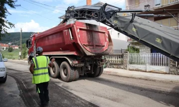 Започнаа градежните работи за реконструкција на улица Осоговска во Македонска Каменица