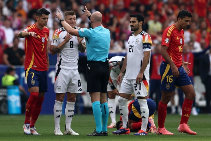 Report: UEFA admit handball mistake in German Euro game against Spain