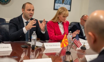 Minister Misajlovski holds meetings at Pentagon