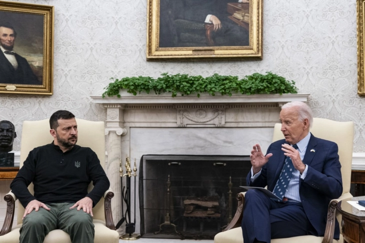 Zelensky meets Biden at White House as US election looms over war