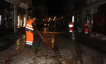 Генерално чистење на скопската чаршија