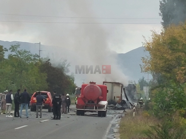 Тројца загинати, едно лице повредено во тешка сообраќајка на патот  Прилеп – Битола, во близина на селото Лагово