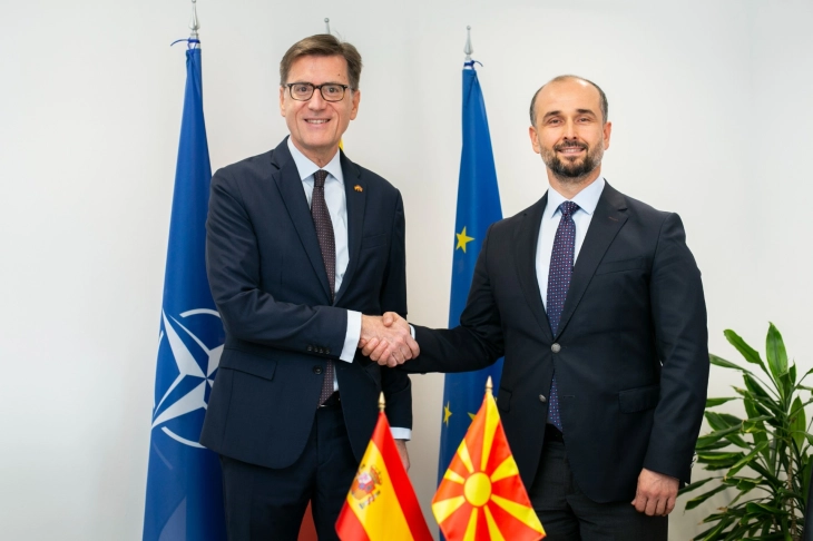 European Affairs Minister Murtezani meets Spanish Ambassador Soriano Ortiz