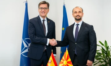 European Affairs Minister Murtezani meets Spanish Ambassador Soriano Ortiz