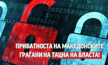 Левица: Приватноста на македонските граѓани на тацна на власта