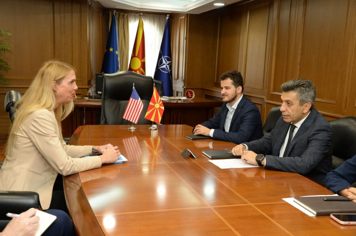 Deputy PM Mexhiti meets U.S. Deputy Chief of Mission Varnes