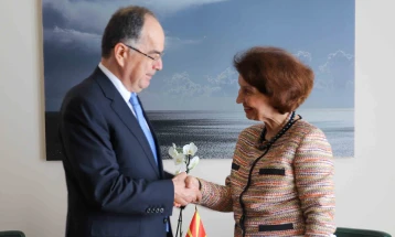 President Siljanovska Davkova meets Albanian counterpart Bajram Begaj