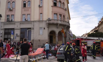 Во Струмица се одржа вежба за спасување од земјотрес, пожар и сообраќајна несреќа