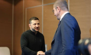 Mickoski meets Zelensky in Croatia