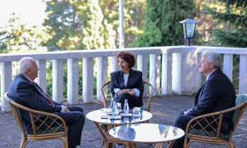 President Siljanovska Davkova meets UN's Moratinos