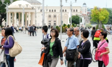 Number of tourists up: statistics