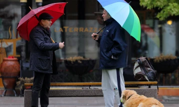 Të premten dhe të shtunën reshje lokale dhe ulje të temperaturave