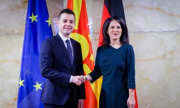 Mucunski - Baerbock: Germany a key political and economic partner, strong supporter of North Macedonia's European integration