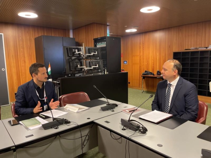 Gashi meets European Parliament’s Vice President Ștefănuță in Geneva