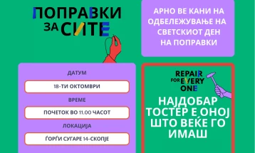 Прво одбележување на Светскиот ден на поправки во Скопје