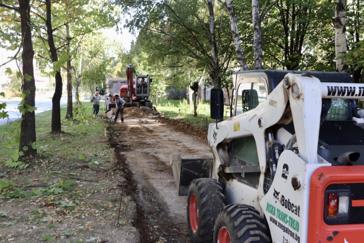 Во Битола почна изградба на велосипедски патеки