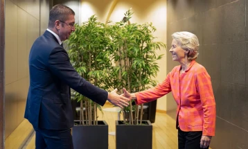 PM Mickoski attends working lunch with von der Leyen and Western Balkan leaders (UPD) 