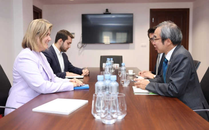 Bozhinovska, Otsuka discuss strengthening cooperation with Japan in energy and mining