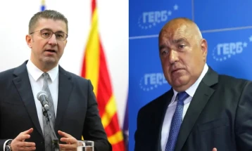 Mickoski holds phone call with Borisov, expects formation of government to remove obstacles on our path to the EU