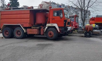 Кумановските пожарникари изгасија два одделни пожари во урбана средина