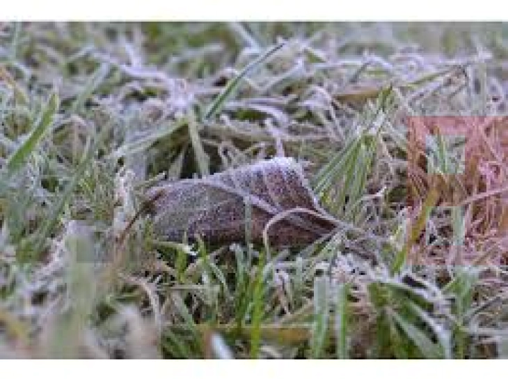 Nga e hëna më ftohtë me temperatura të mëngjesit nën zero