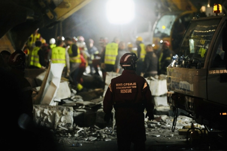 Thirteen killed in roof collapse at Novi Sad railway station