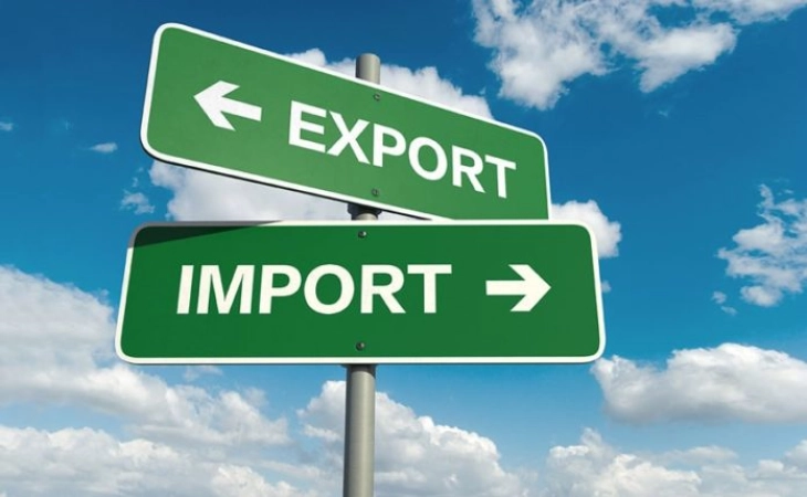 Drop of exports and imports: statistics