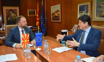 Minister Ljutkov meets EU Ambassador Rokas