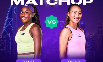 Gauff beats Sabalenka to set up WTA final with Zheng