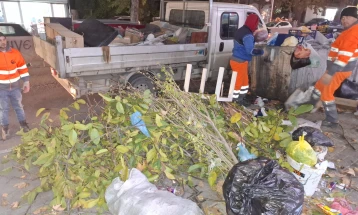 Largohen 42 metra kub mbetje nga deponitë e egra në Komunën e Aerodromit, Çair, Kisella Vodë dhe Karposh