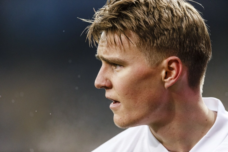 Arsenal's Odegaard back in London after being ruled out for Norway