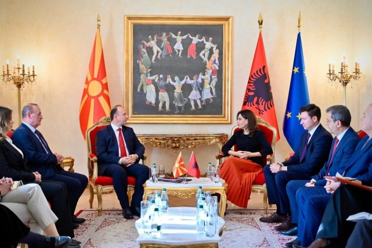 Speaker Gashi meets Albanian counterpart Spiropali, President Begaj in Tirana