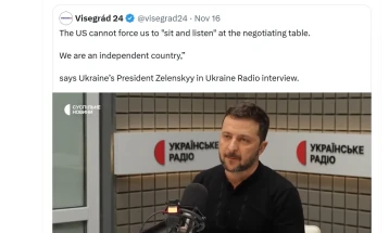 „Неговата смисла за хумор е неверојатна“ напиша Маск за изјавата на Зеленски дека „САД не можат ја принудат Украина“